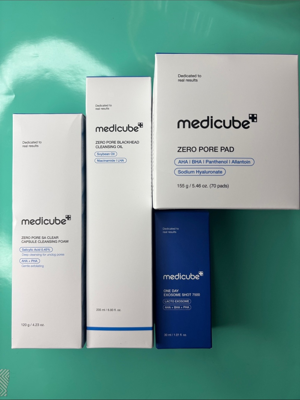 Medicube zero pore bundle - brand new full size in boxes